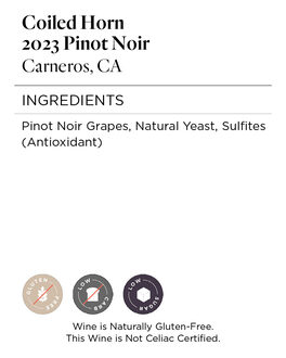 Coiled Horn 2023 Pinot Noir Carneros, CA