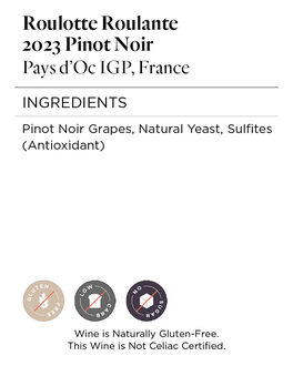 Roulotte Roulante 2023 Pinot Noir Pays d'Oc IGP, France