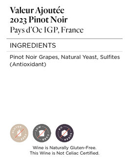 Valeur Ajoutée 2023 Pinot Noir Pays d'Oc IGP, France