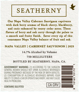 Seatherny 2023 Cabernet Sauvignon Napa Valley, California