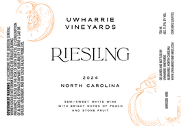 Uwharrie Vineyards Riesling