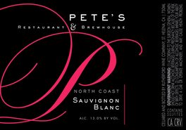 North Coast Sauvignon Blanc