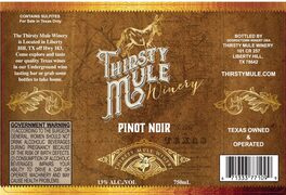 Thirsty Mule Pinot Noir