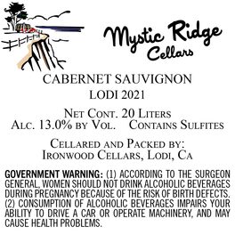 Mystic Ridge Cellars Cabernet Sauvignon