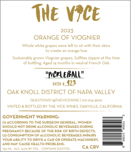 Orange Of Viognier
