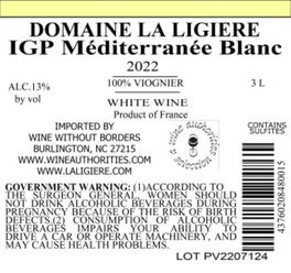 Igp Méditerranée Blanc