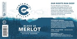 Block 23 Merlot
