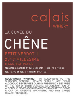 Cuvee Du Chene