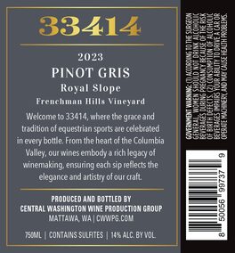 Pinot Gris Royal Slope