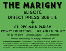 Aligoté Direct Press Sur Lie