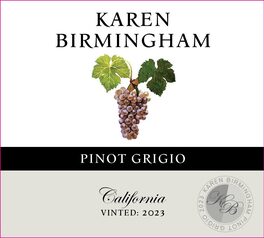 Karen Birmingham Pinot Grigio
