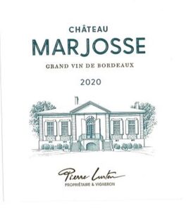 Château Marjosse Grand Vin De Bordeaux