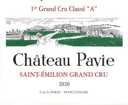Château Pavie 1er Grand Cru Classé