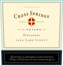 Cross Springs Family Estate Vineyard Zinfandel