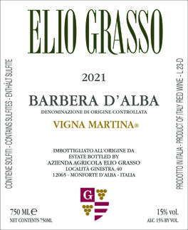 Barbera D'alba Vigna Martina