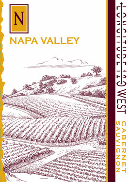 Longitude 120 West 2019 Cabernet Sauvignon Napa Valley, California 