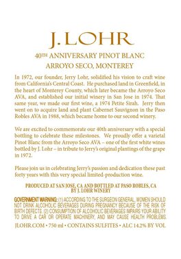 40th Anniversary