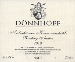 Niederhauser Hermannshohle Auslese