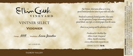 Vintner Select
