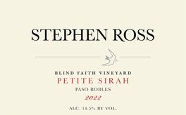 Blind Faith Vineyard Petite Sirah