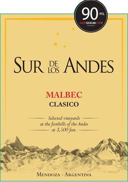 Sur De Andes Malbec Clasico