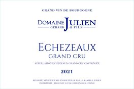 Echezeaux Grand Cru