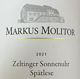 Zeltinger Sonnenuhr Spätlese