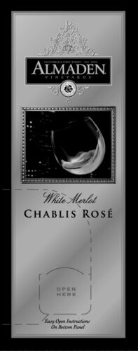White Merlot Chablis Rosé