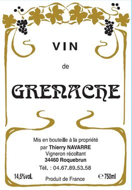 Vin De Grenache Molleux Sweet Rosé