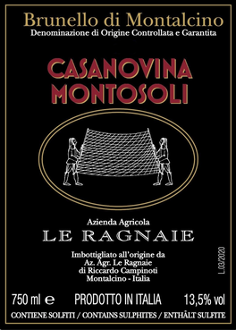 Red Brunello Di Montalcino
