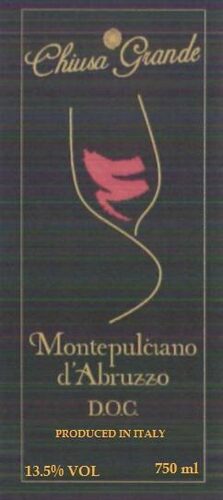 Chiusa Grande Montepulciano D'abruzzo
