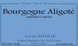 Sylvain Pataille White Wine Bourgogne Aligote