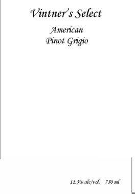 Vintner's Select Pinot Grigio