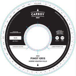 Pinot Gris Horse Heaven Hills