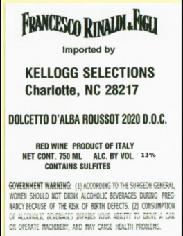 Dolcetto D'alba Roussot