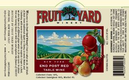 End Post Red