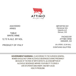 Roero Arneis Table White Wine