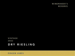 Dry Riesling Winemaker's Reserve