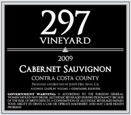 Cabernet Sauvignon Contra Costa County
