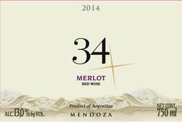34 Vino Bebida Merlot Red Wine