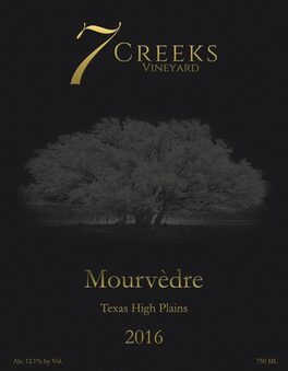 Creeks Vineyard Mourvèdre