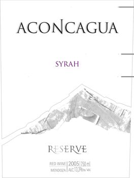 Syrah Reserve Aconcagua