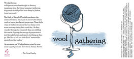 Woolgathering