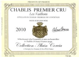 Chablis 1er Cru Les Vaillons