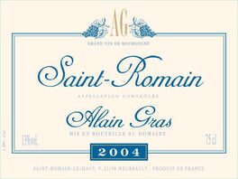 Saint-Romain Cote De Beaune Vintage Wine