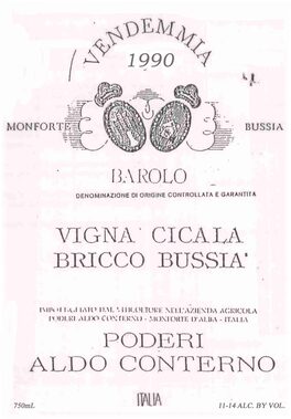 Vigna Cicala Bricco Bussia