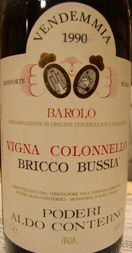 Vigna Colonnello Bricco Bussia