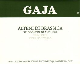 Alteni Di Brassica Sauvignon Blanc