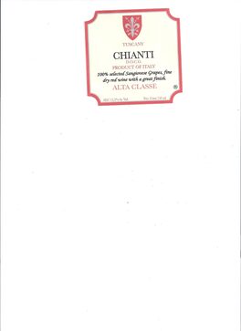 Chianti D.O.C.G.