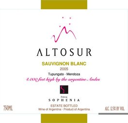 Altosur Sauvignon Blanc